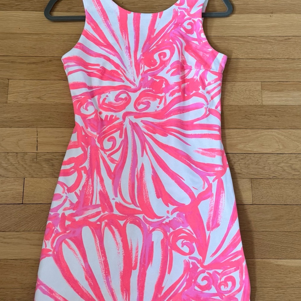 Lilly Pulitzer Pink A Line Sleeveless Short Dress / Resort Wear